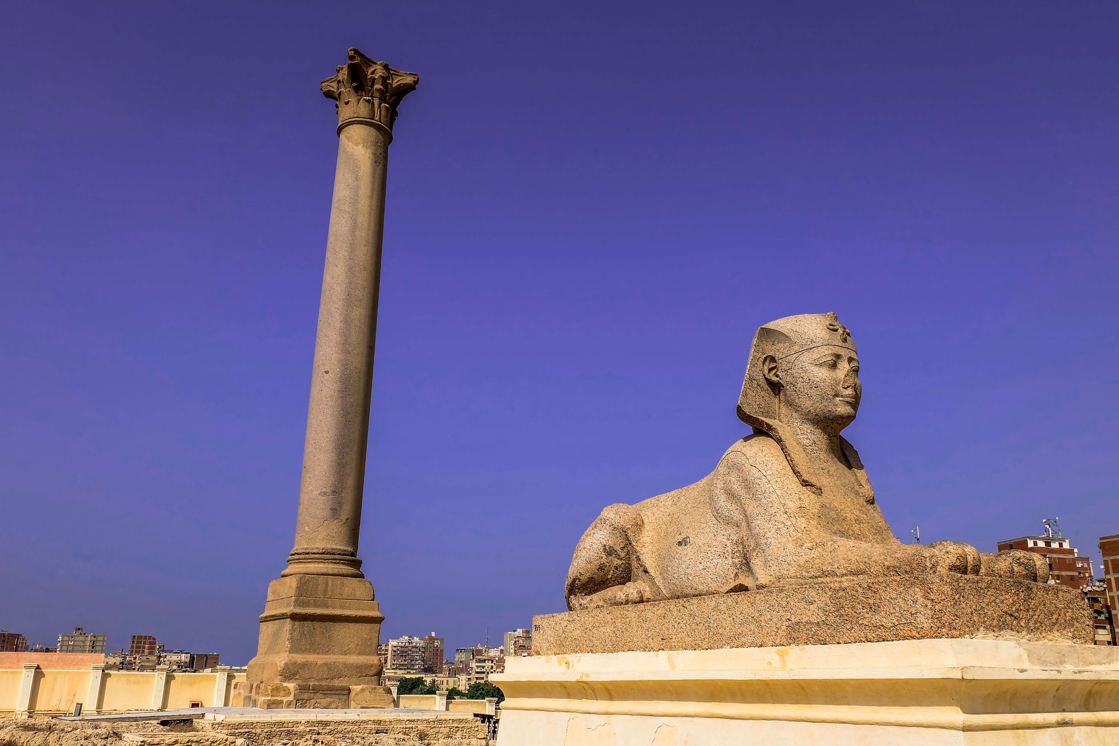 Pompey Pillar in Alexandria Egypt Tours